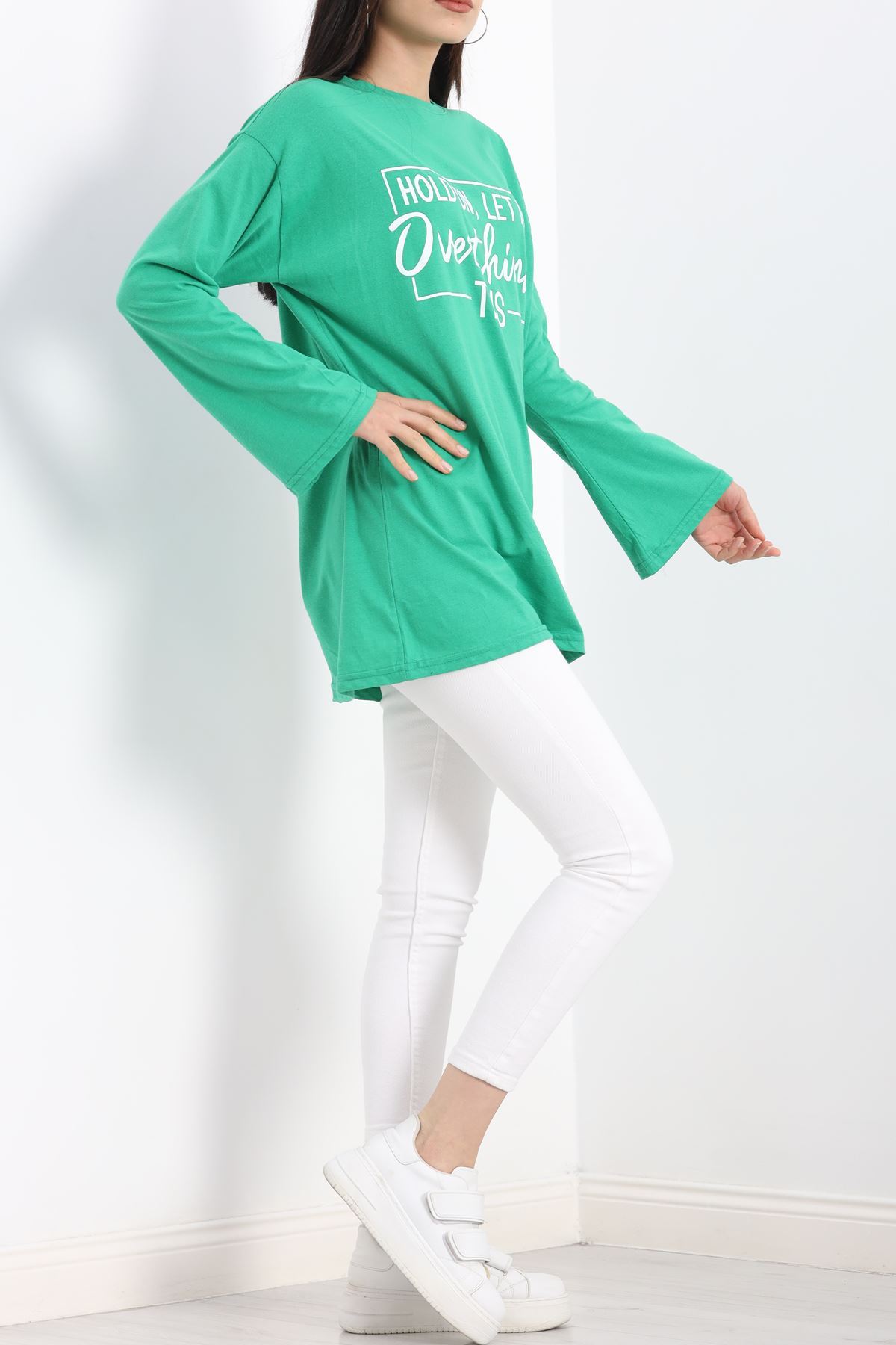 Baskılı Oversize Suprem Tunik Benetton  - 20217.1567.