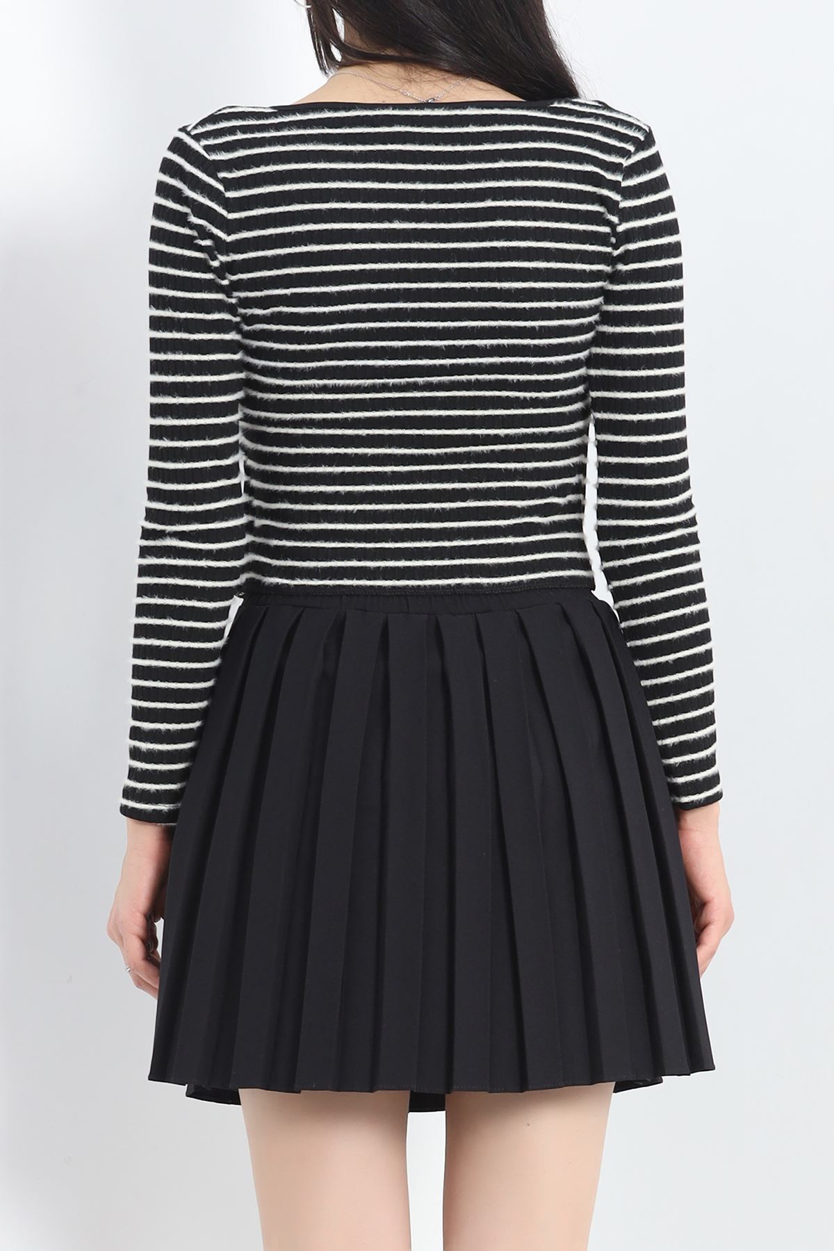 Atletli Crop Ceket Takım Siyah - 12757.148.
