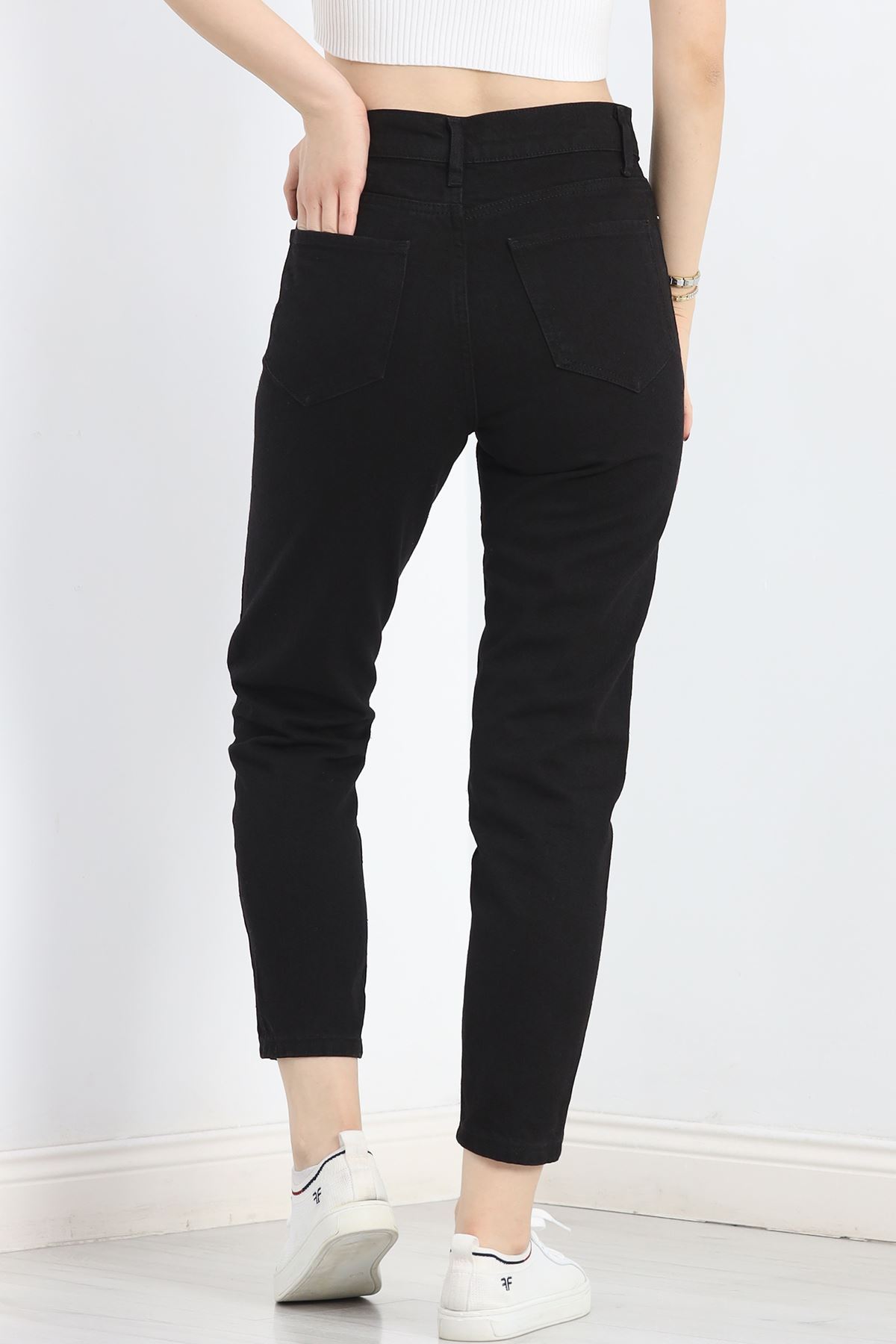 Mom Boyfriend Jeans Siyah - 20432.1778.