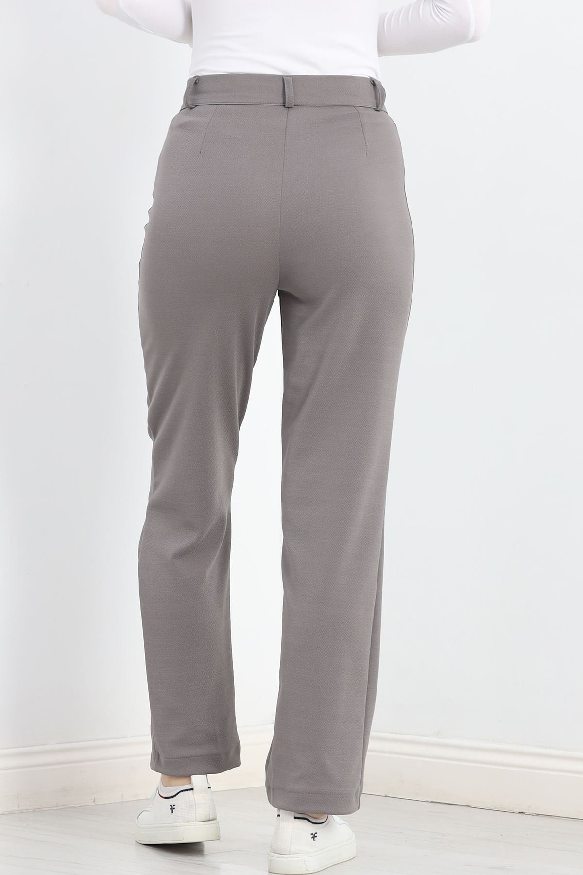 Önü Çımalı Pantolon Dumangri - 20383.1865.