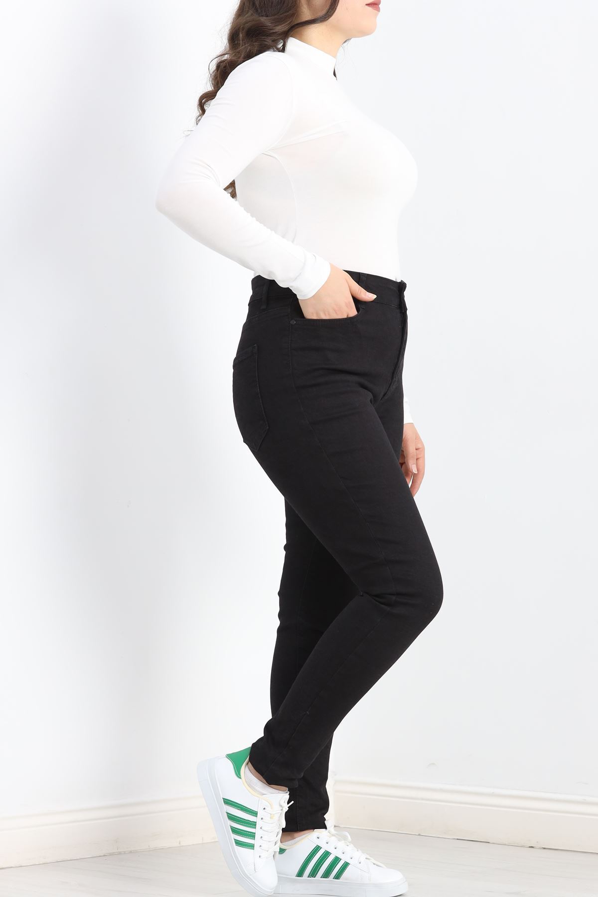 Kot Pantolon Battal Beden Siyah2 - 20254.1831.
