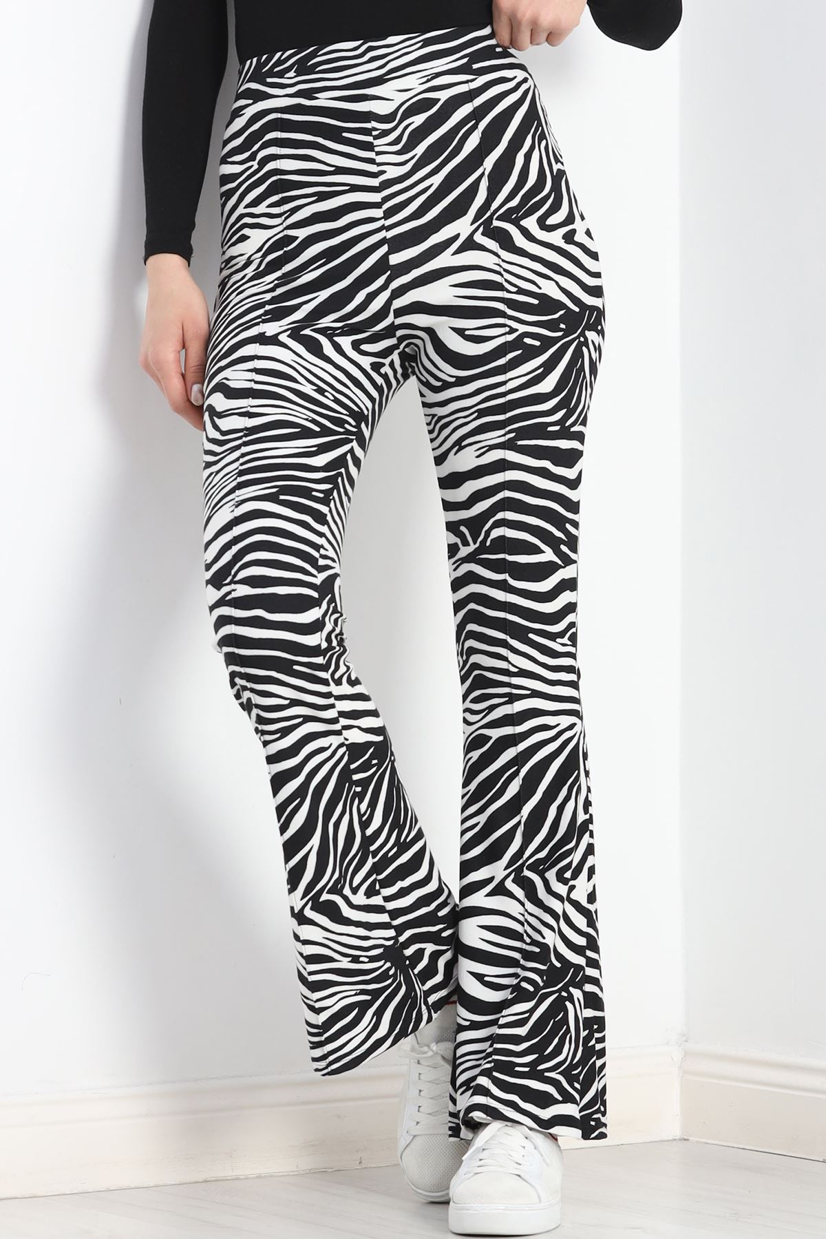 Desenli İspanyol Pantolon Zebra - 20549.1595.