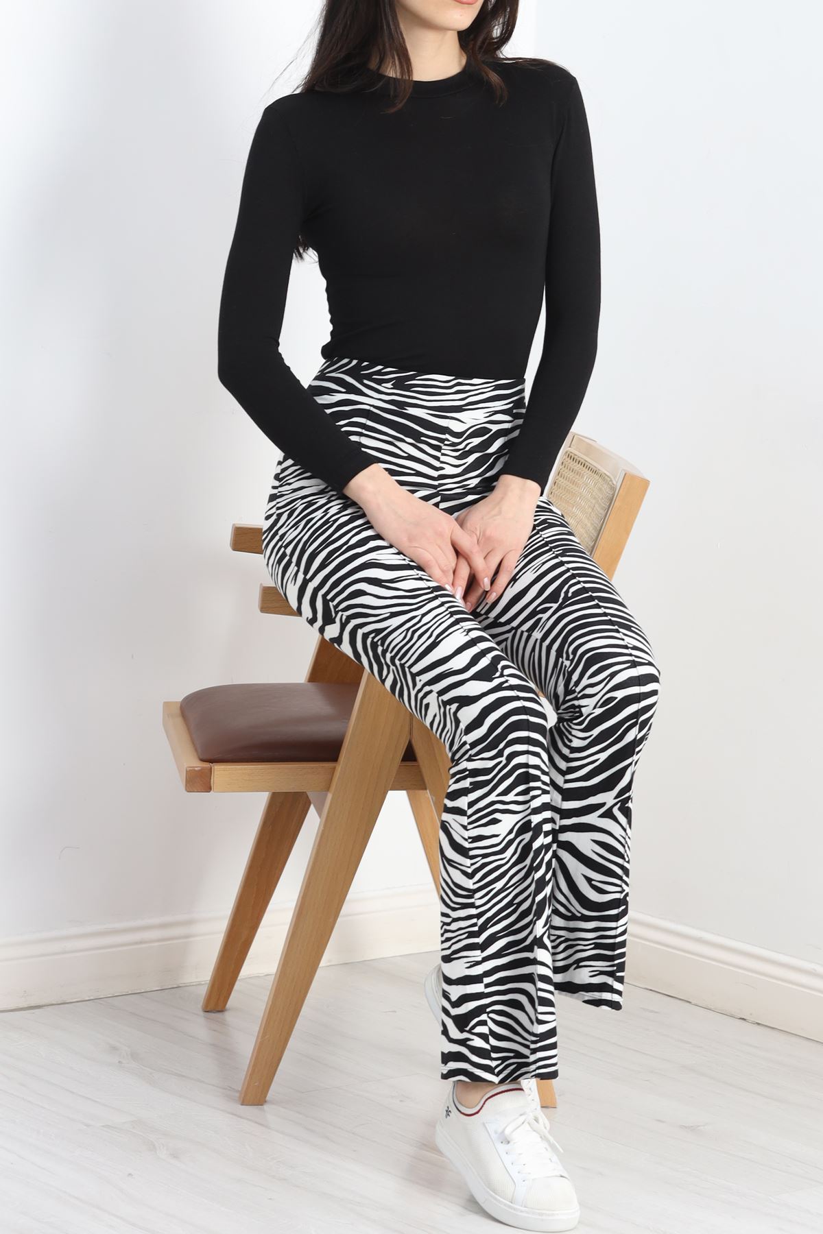 Desenli İspanyol Pantolon Zebra - 20549.1595.