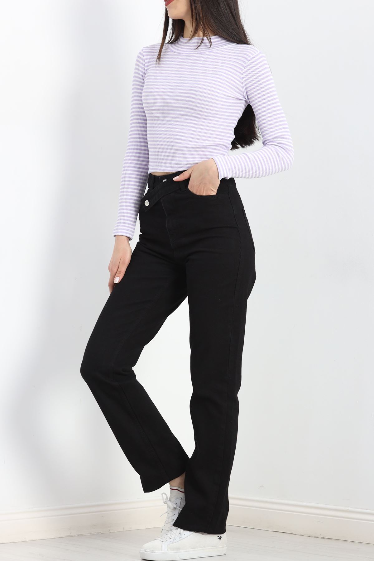 Kaşkorse Yarım Balıkçı Fitilli Basic Body Lila - 19342.1567.