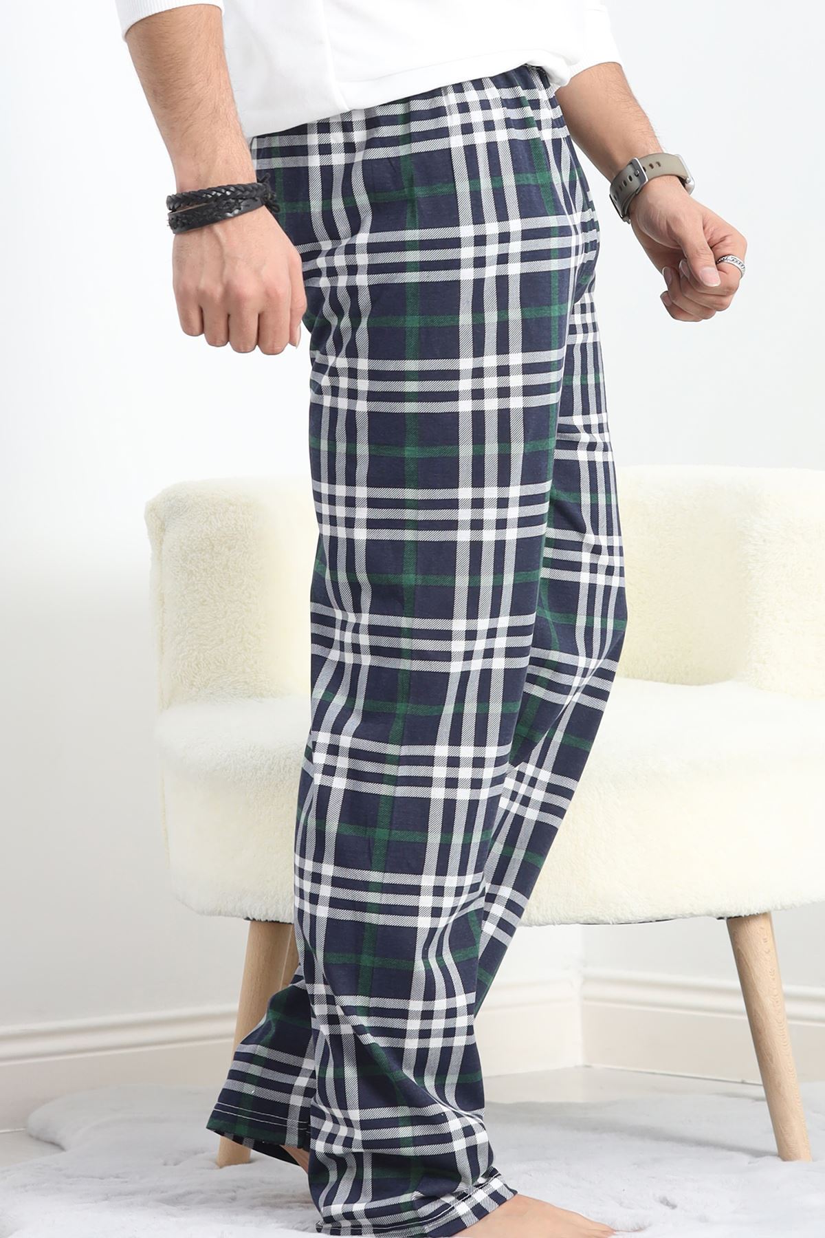 Unisex Pijama Altı Lacivertyeşil - 18529.1838.
