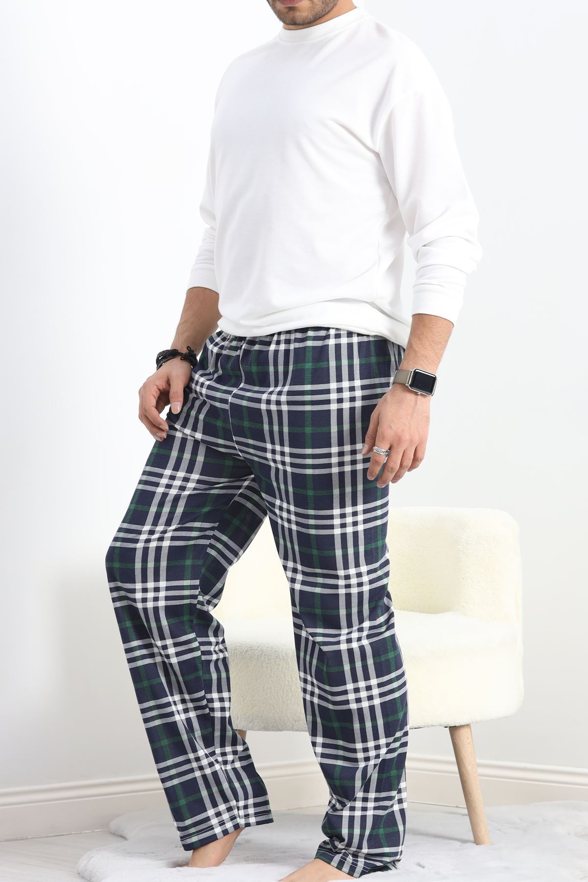 Unisex Pijama Altı Lacivertyeşil - 18529.1838.