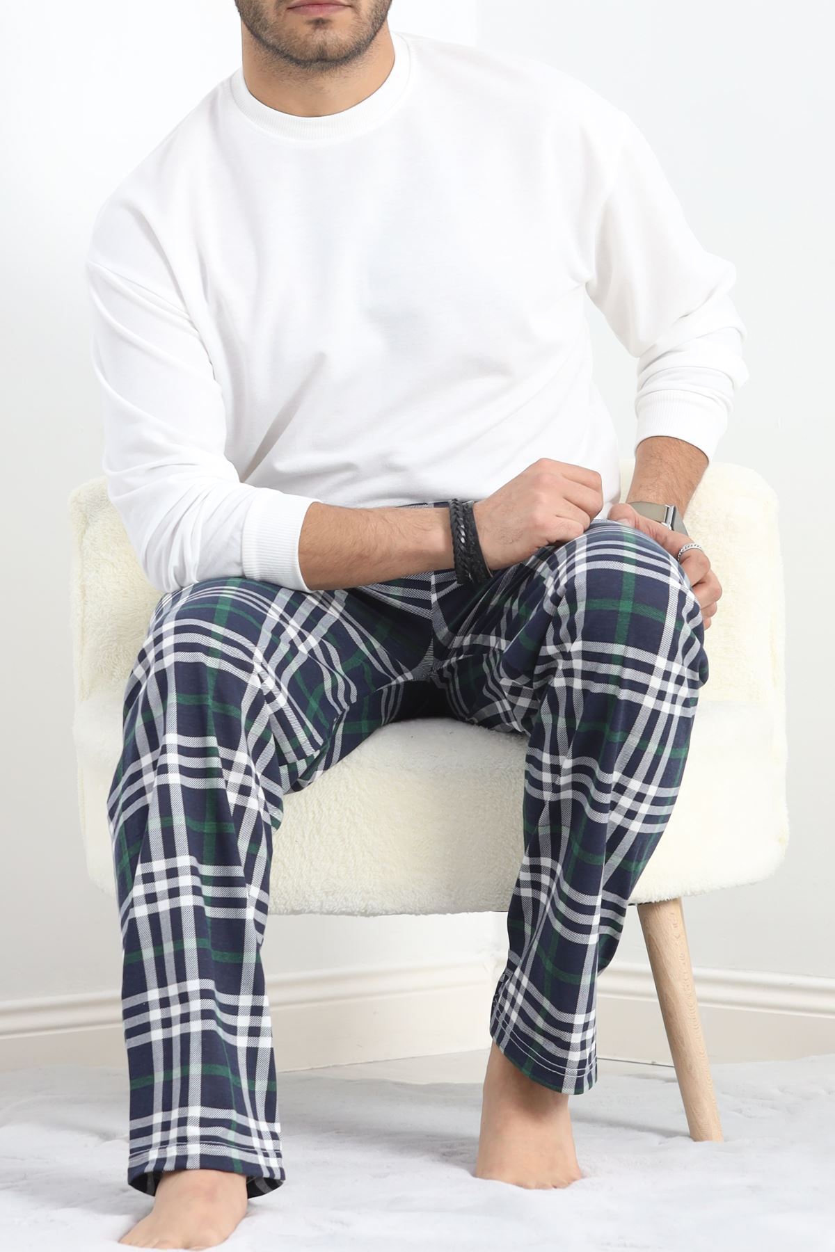 Unisex Pijama Altı Lacivertyeşil - 18529.1838.