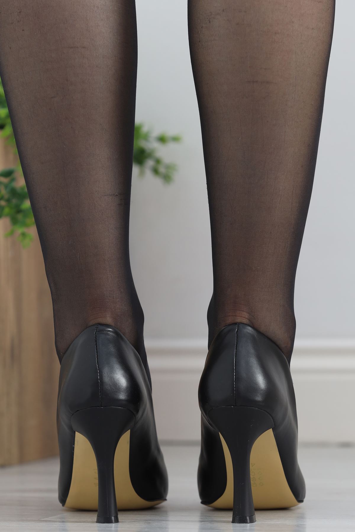 8 Cm Topuklu Stiletto Siyahderi - 20558.264.