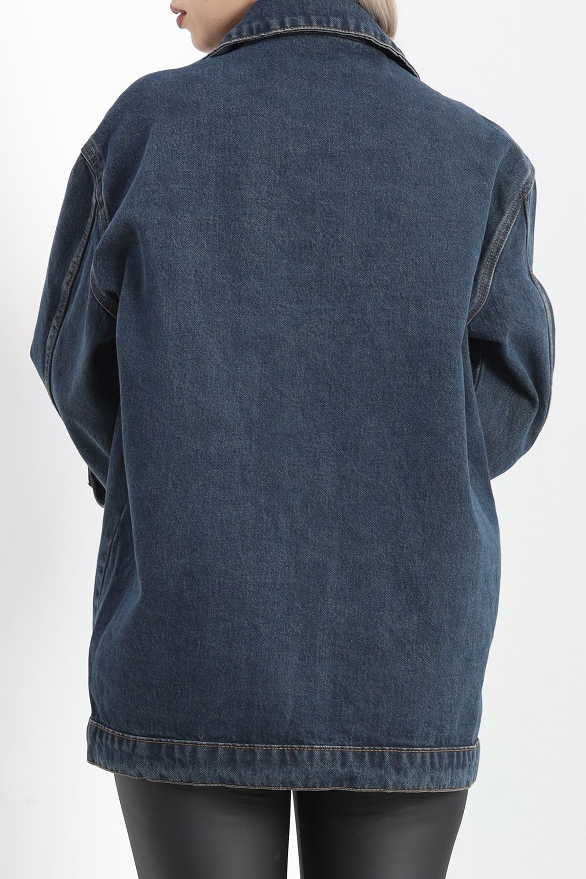 Denim Kot Ceket Mavitint - 20817.1778.