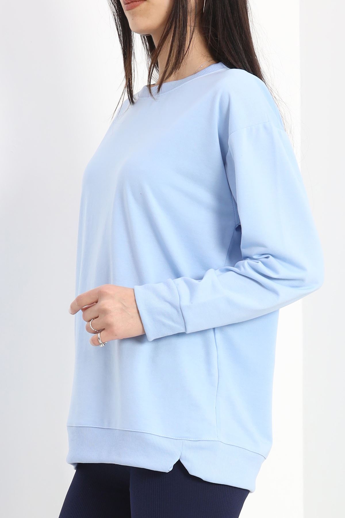 2 İp Bisiklet Yaka Sweat Bebemavi - 20790.1878.