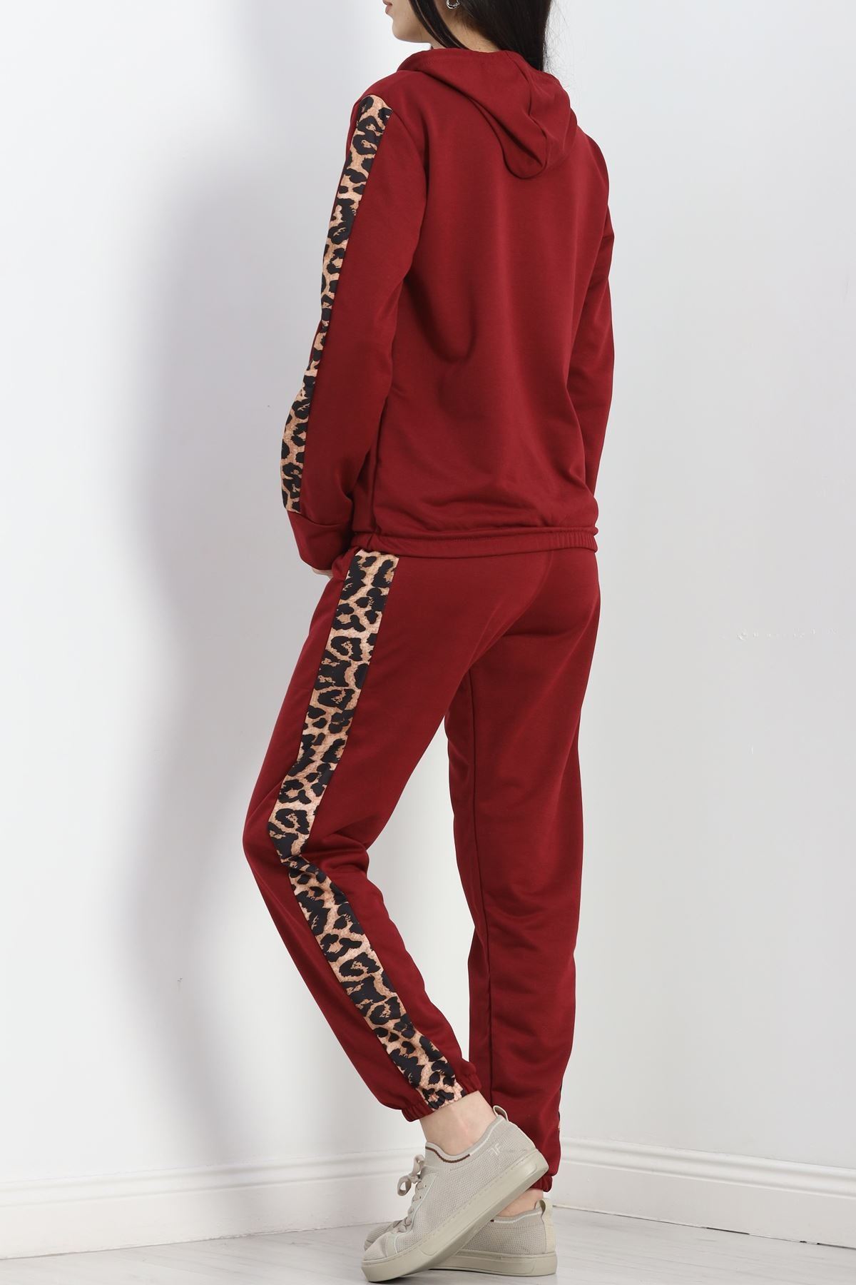 Leopar Garnili Takım Bordo - 20112.1857.