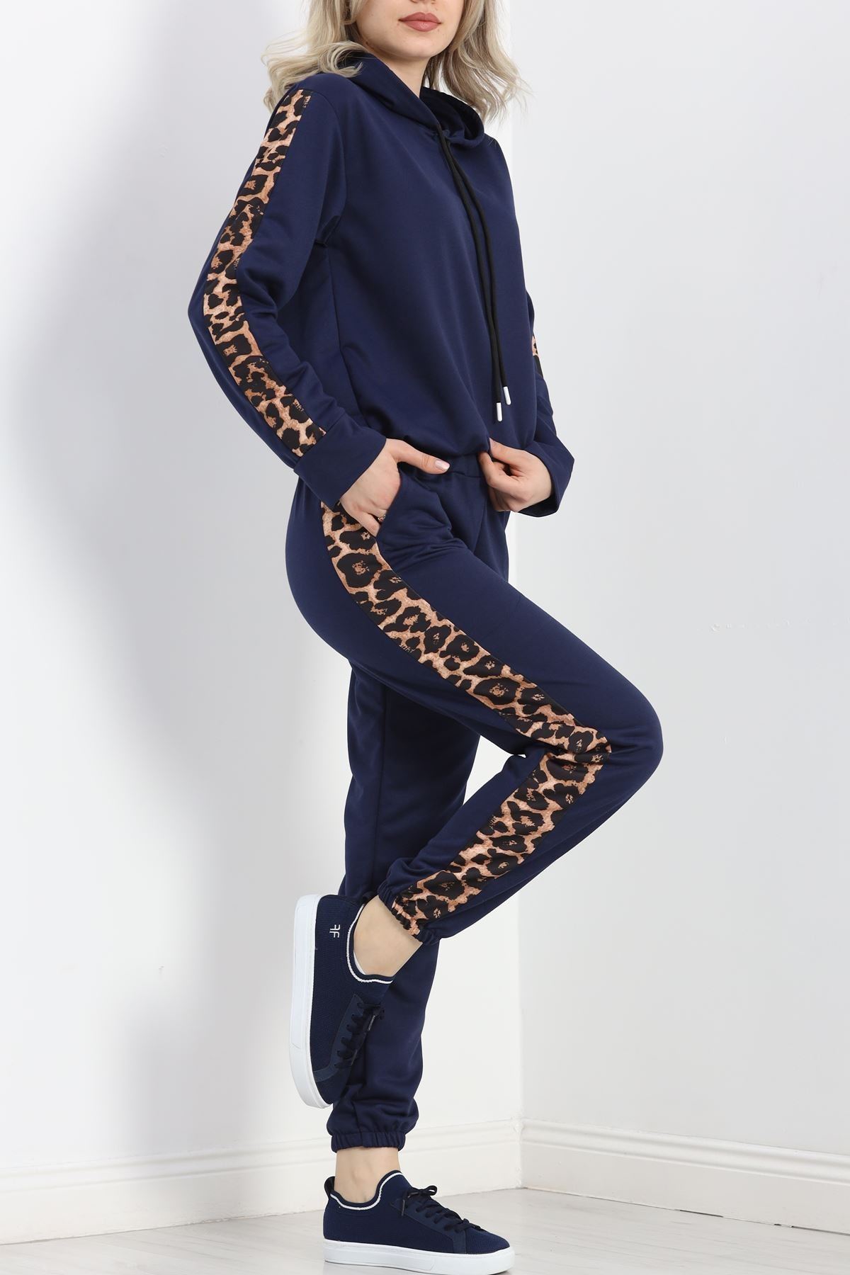 Leopar Garnili Takım Lacivert - 20112.1857.
