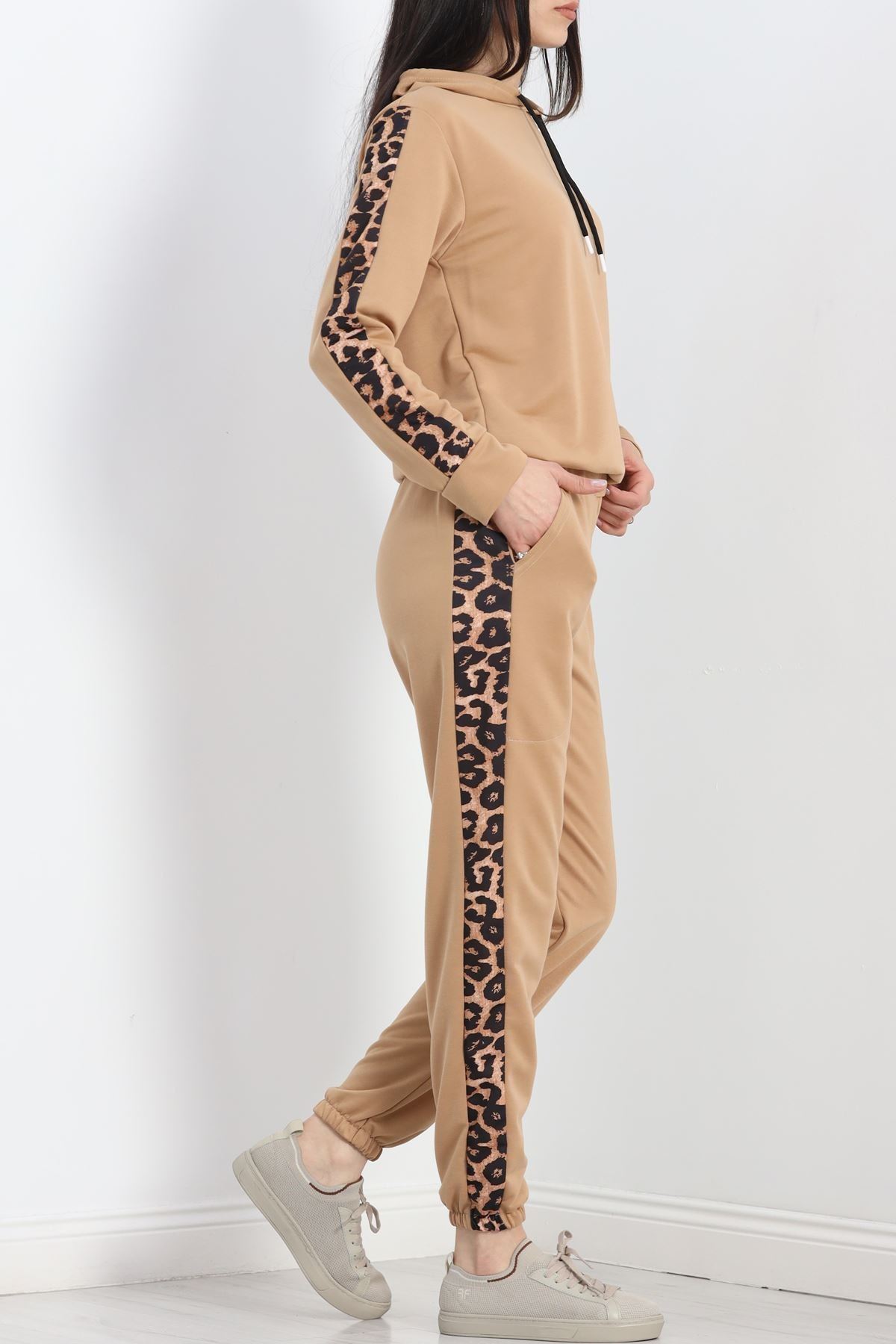 Leopar Garnili Takım Sütlükahve - 20112.1857.