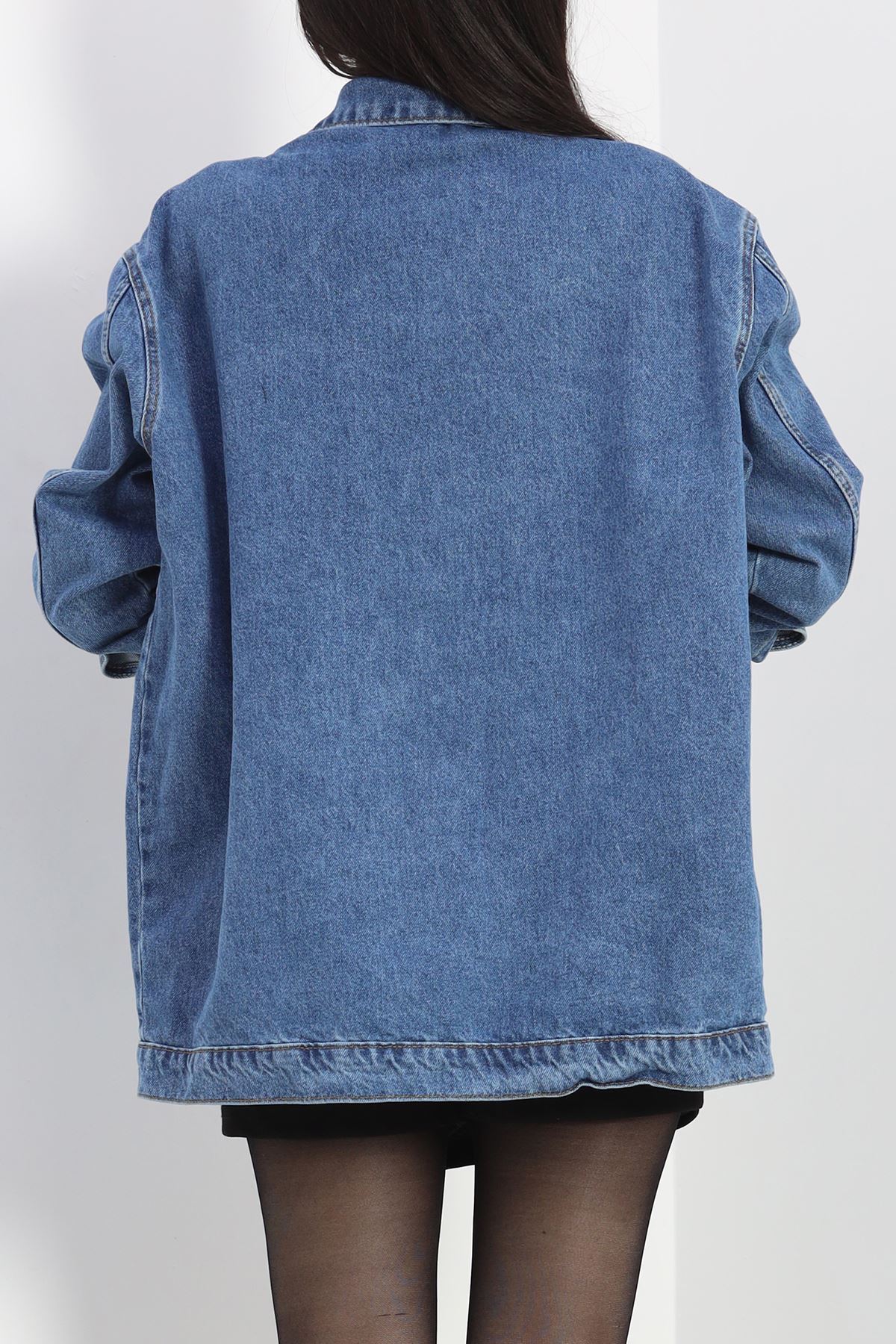 Denim Kot Ceket Mavi - 20817.1778.