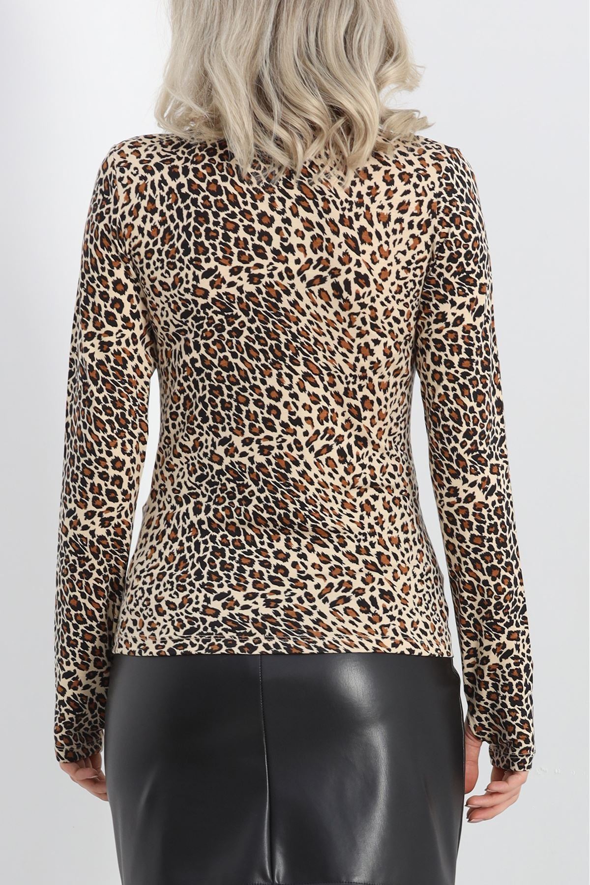 Parmak Geçmeli Body Leopar - 21756.200.
