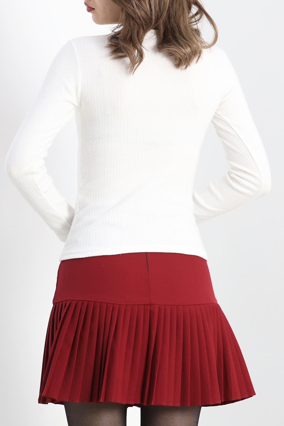 Raporlu Bisiklet Yaka Body Ekru - 50042.1567.