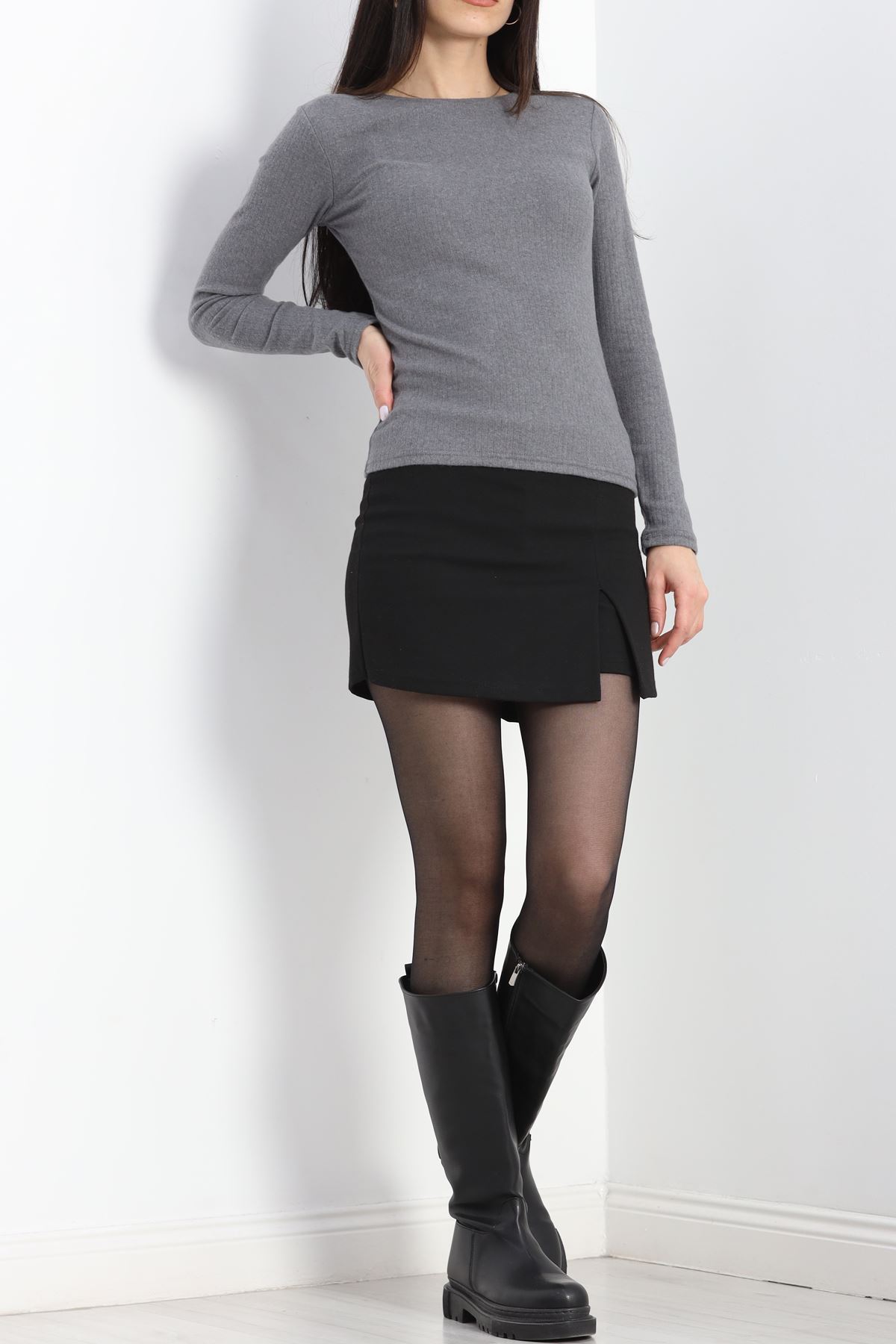 Raporlu Bisiklet Yaka Body Füme - 50042.1567.
