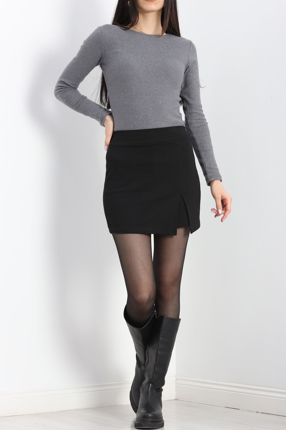 Raporlu Bisiklet Yaka Body Füme - 50042.1567.
