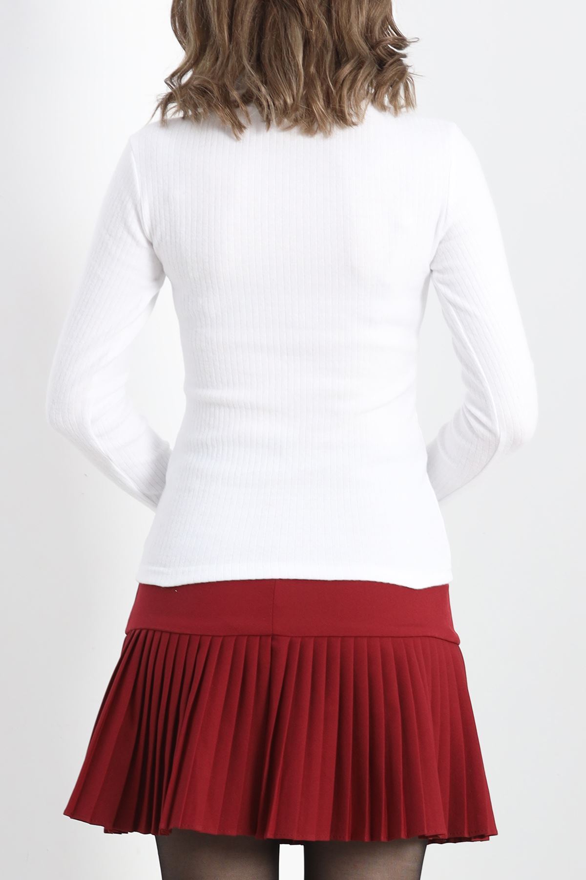 Raporlu Tam Yaka Body Beyaz - 40072.1567.