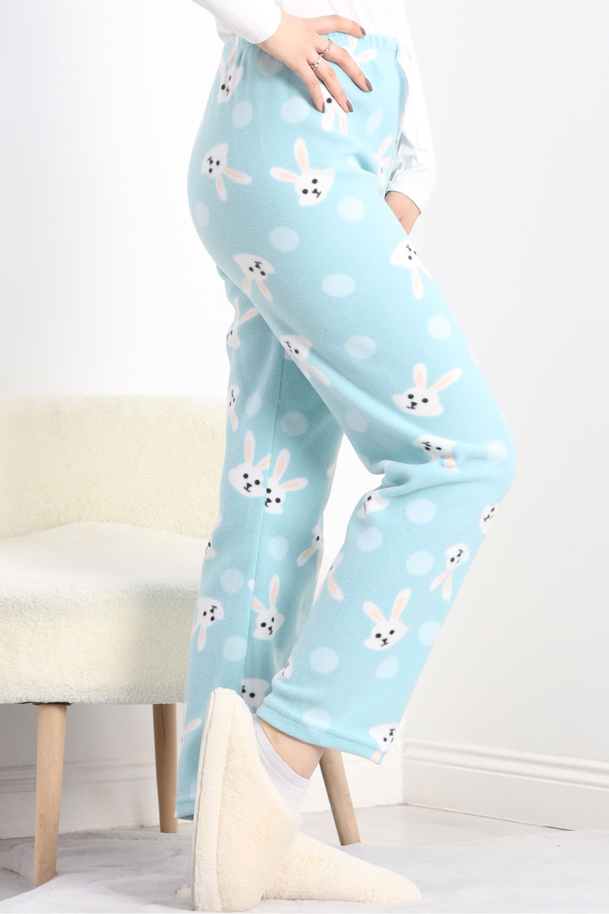 Polar Kumaş Pijama Altı Mint - 20789.1287.
