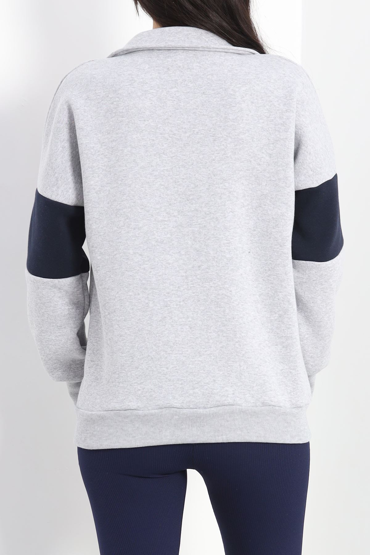 3 İplik Nakışlı Sweat Grilaci - 40027.1857.
