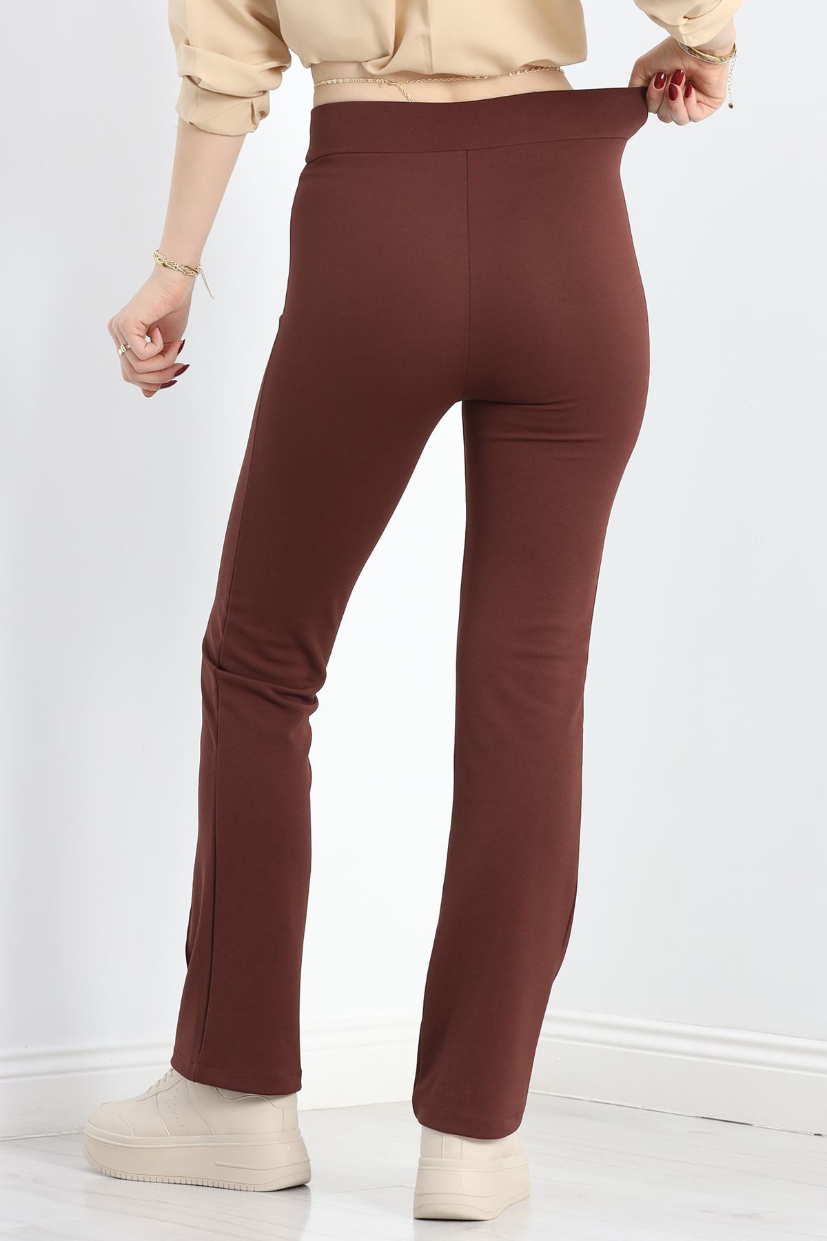 Çımalı Zra Krep Pantolon Kahve - 30068.1884.