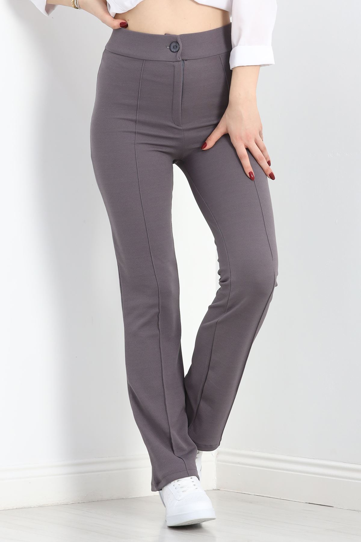 Çımalı Zra Krep Pantolon Füme - 30068.1884.