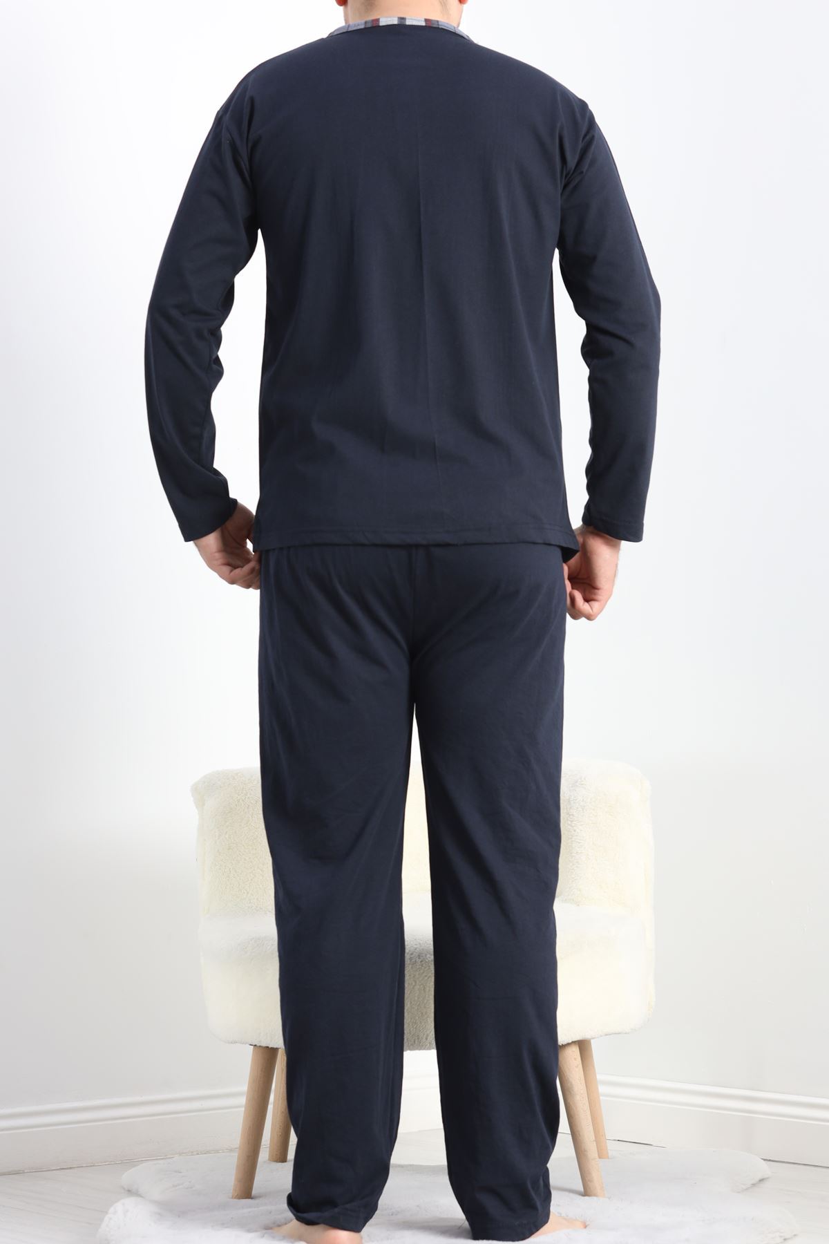 Sportif Erkek Pijama Takımı Siyah - 40067.1838.