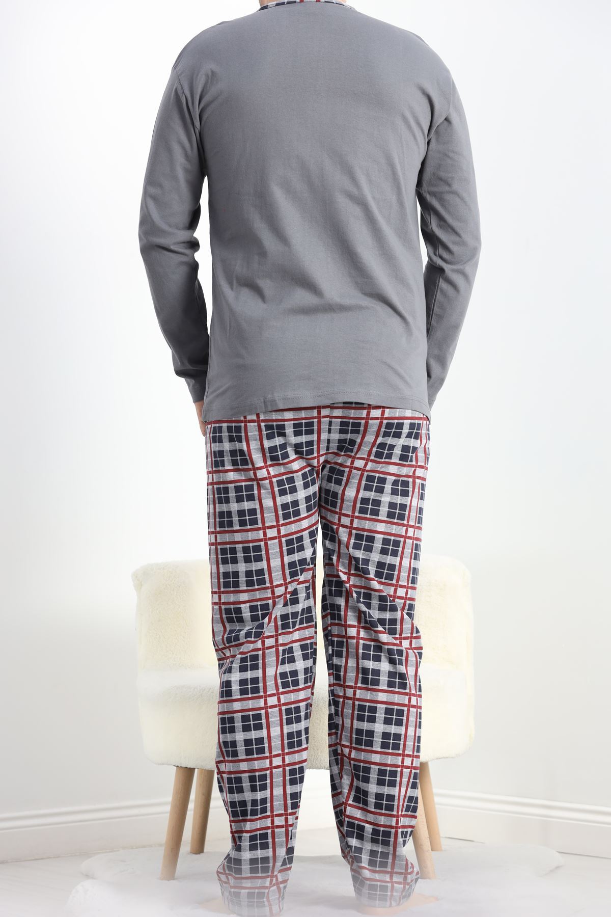 Sportif Erkek Pijama Takımı Boyalıanti - 40067.1838.