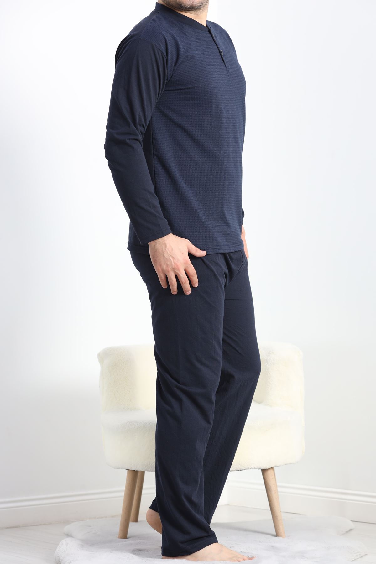 Jakarlı Erkek Pijama Takımı Laci - 40063.1838.