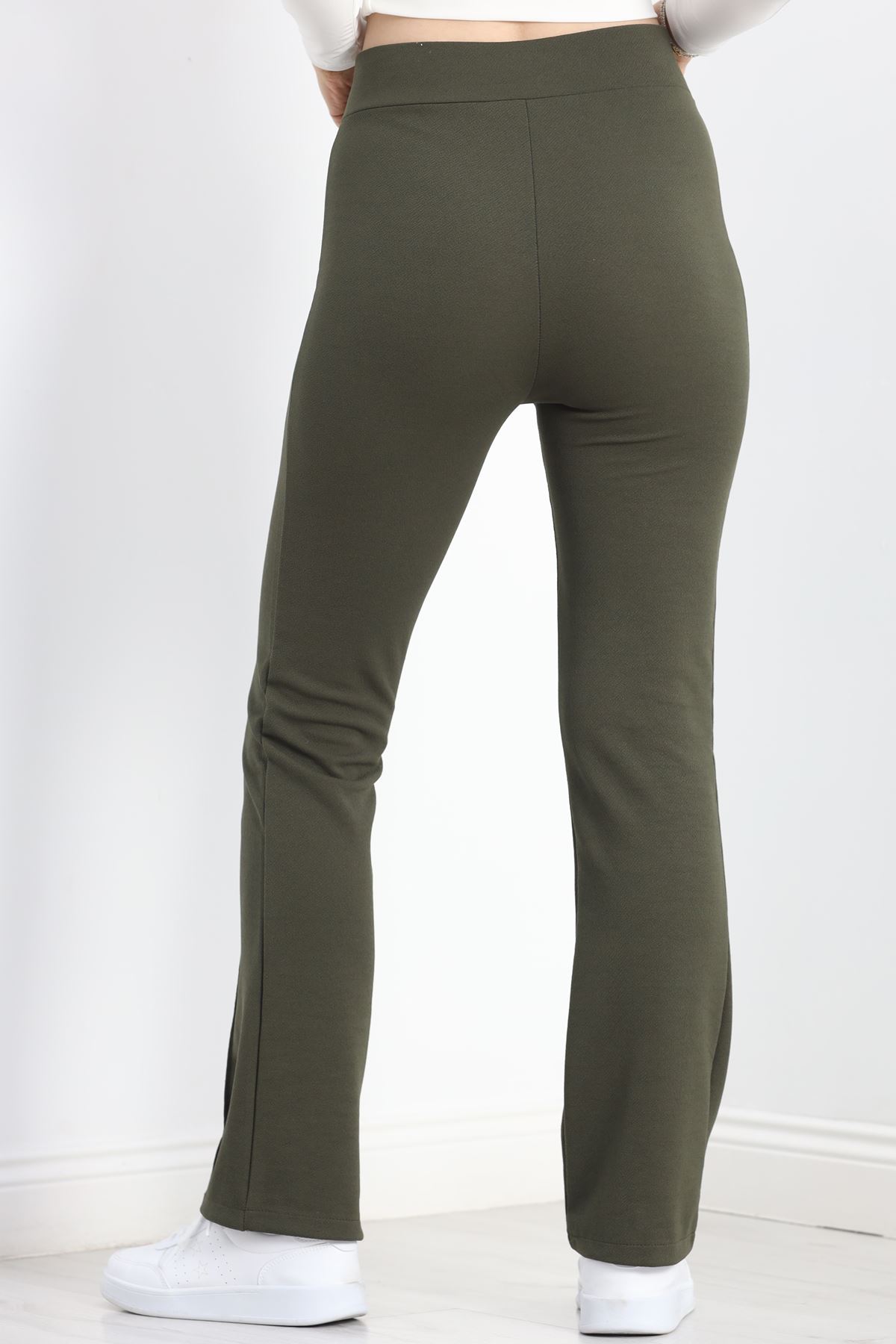Çımalı Zra Krep Pantolon Haki - 30068.1884.