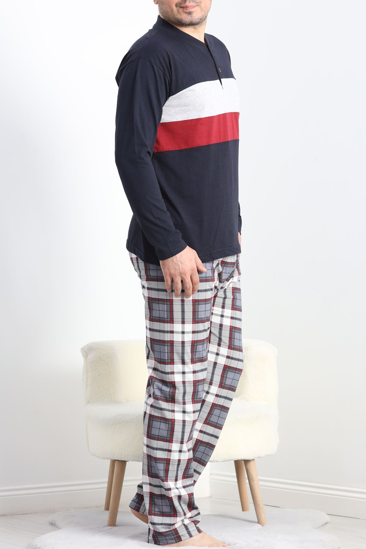 Erkek Pijama Takımı Lacibordo - 20830.1838.