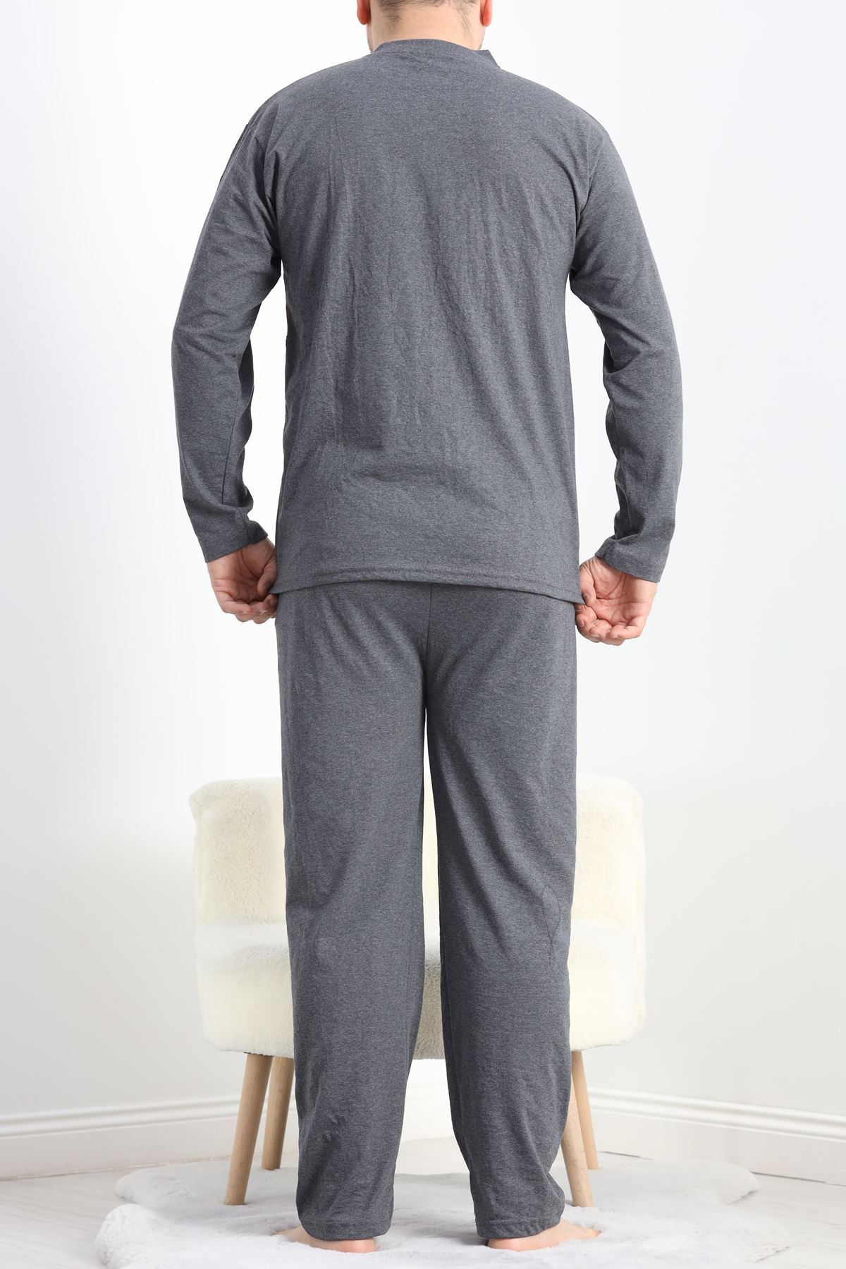 Erkek Pijama Takımı Antibordo - 20830.1838.