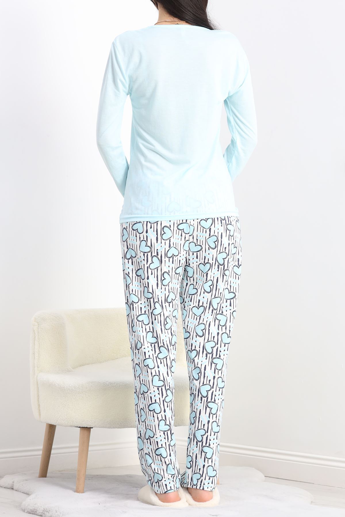 Baskılı Polivskon Pijama Takımı Sumavisi - 40091.1287.