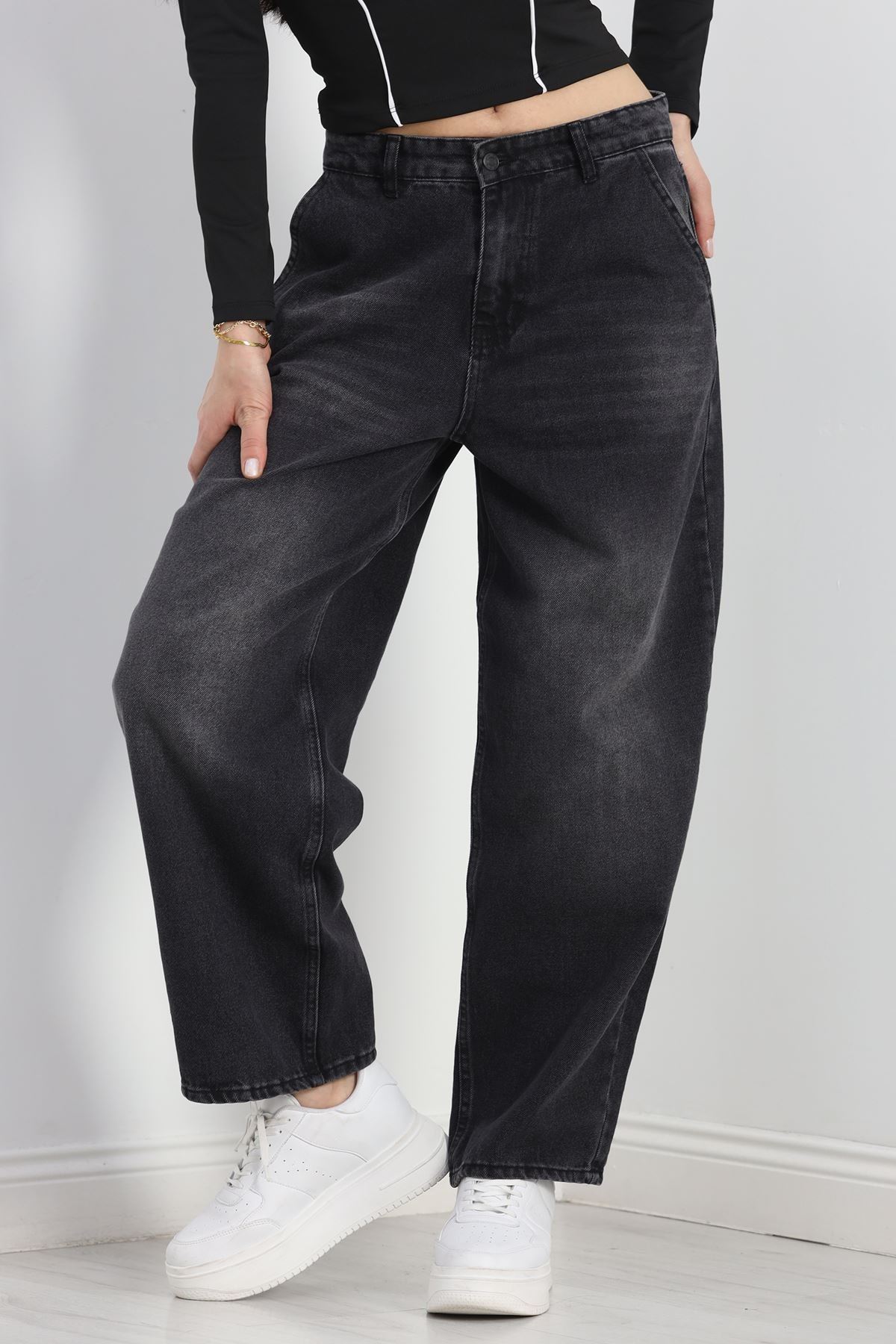 Baggy Kot Pantolon Füme - 40088.1184.