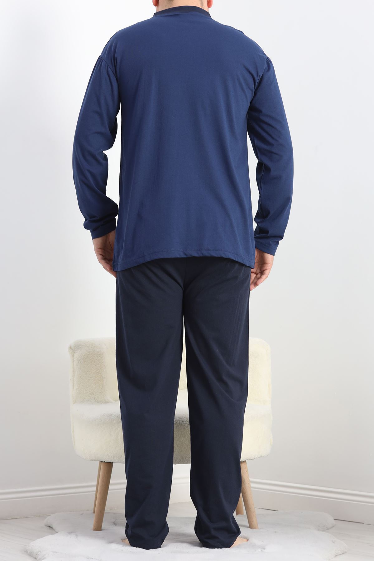 Erkek Pijama Takımı Lacivert - 20218.1838.
