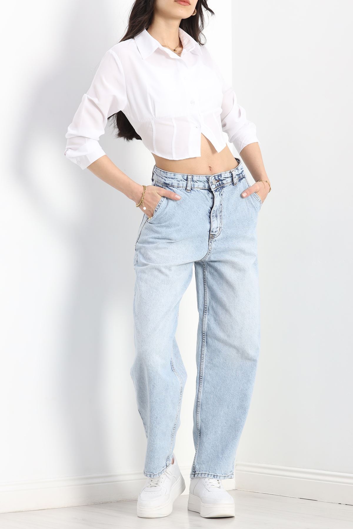 Baggy Kot Pantolon Buzmavi - 40087.1184.