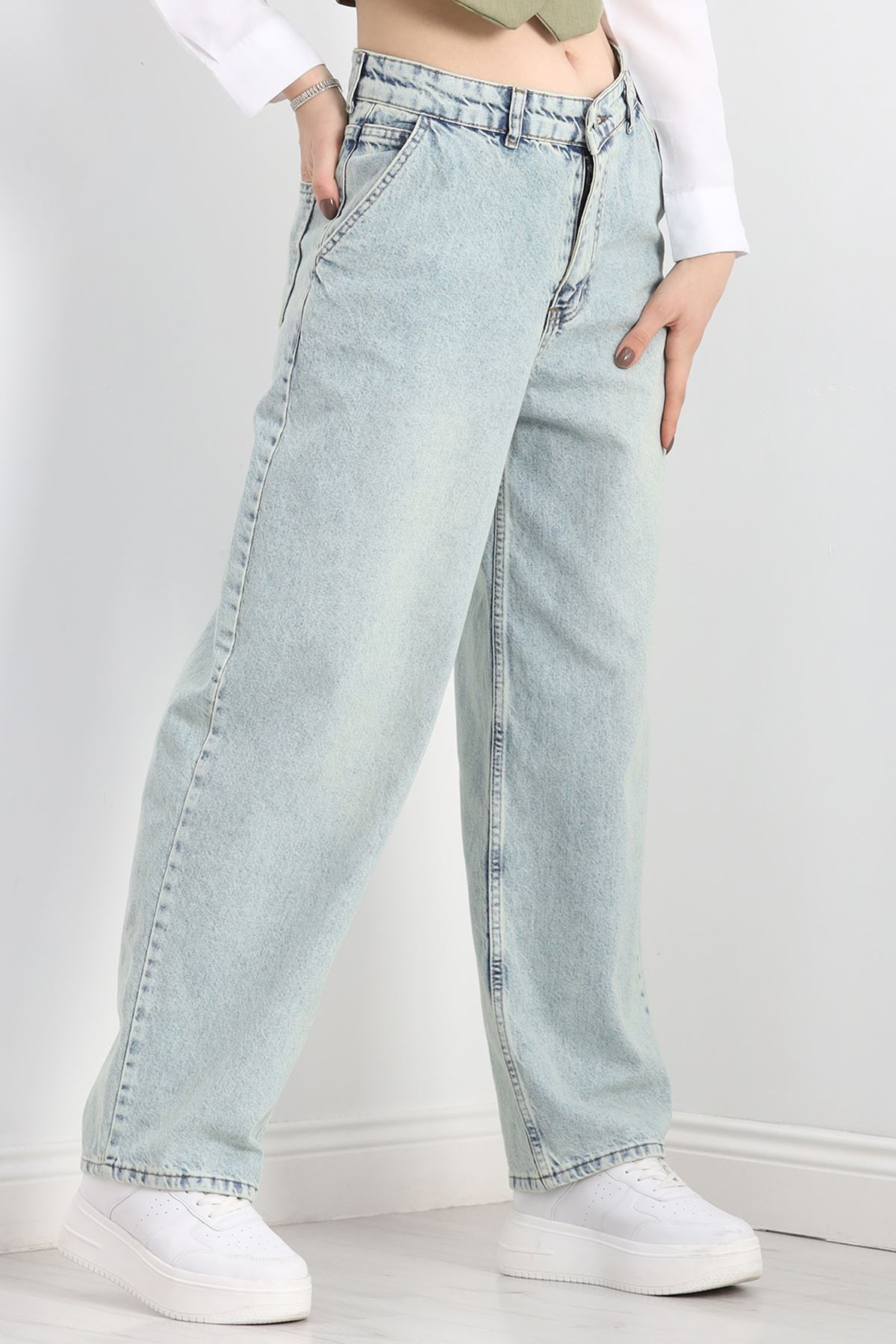 Baggy Kot Pantolon Yeşiltint - 40087.1184.