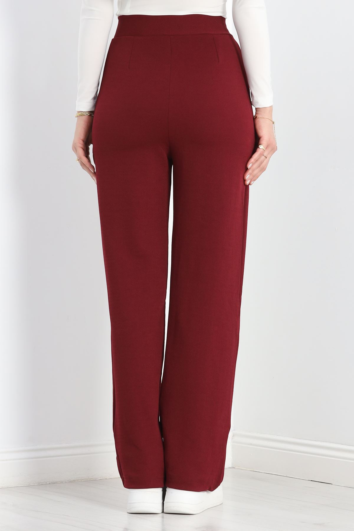Cırtlı Pantolon Bordo - 2121.1254.
