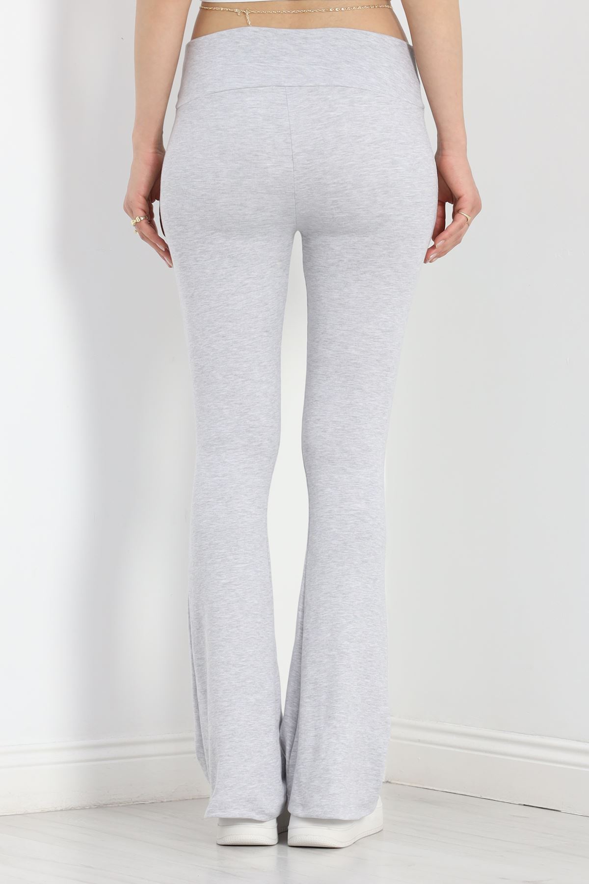 İspanyol Paça Pantolon Gri - 8635.1567.