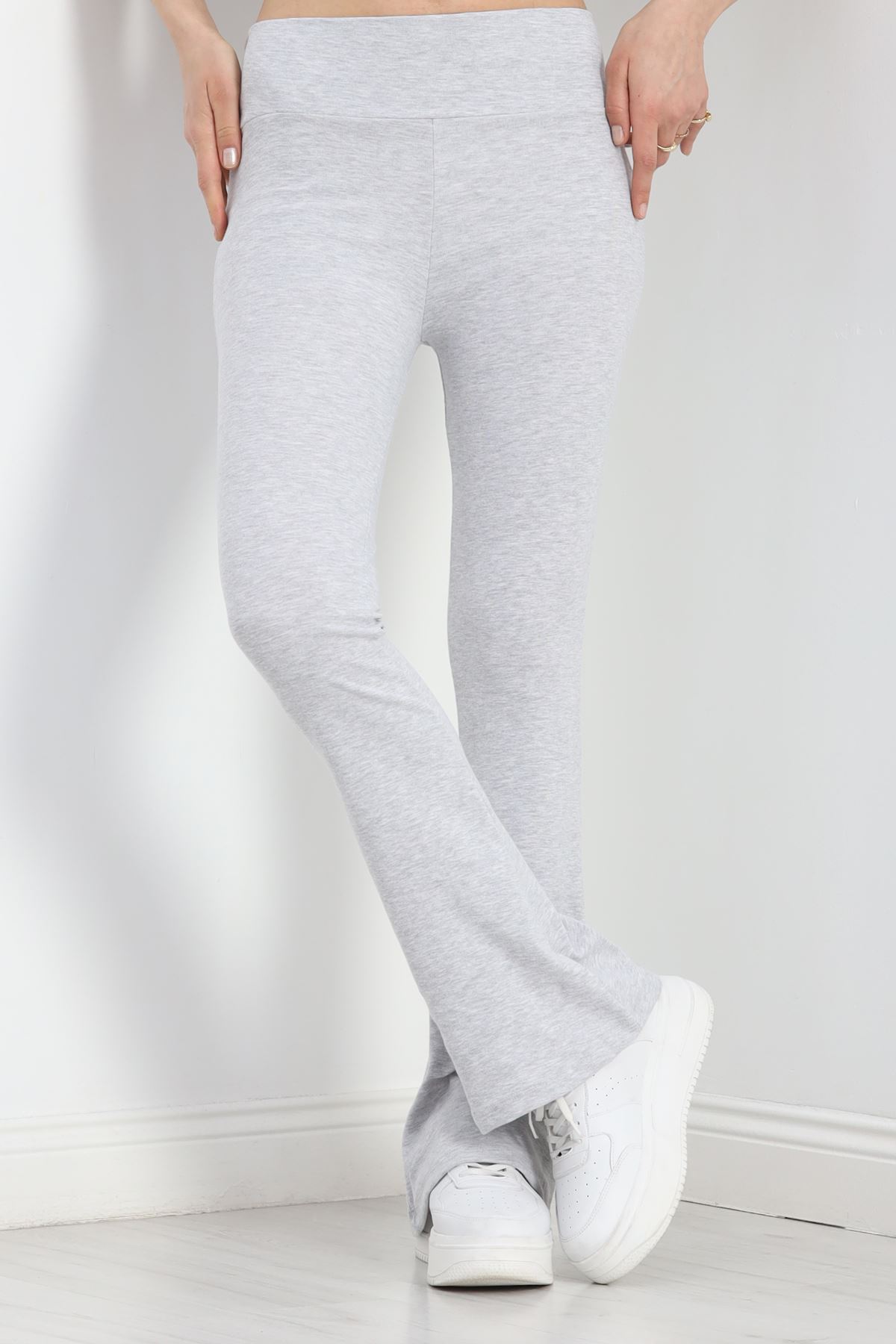 İspanyol Paça Pantolon Gri - 8635.1567.