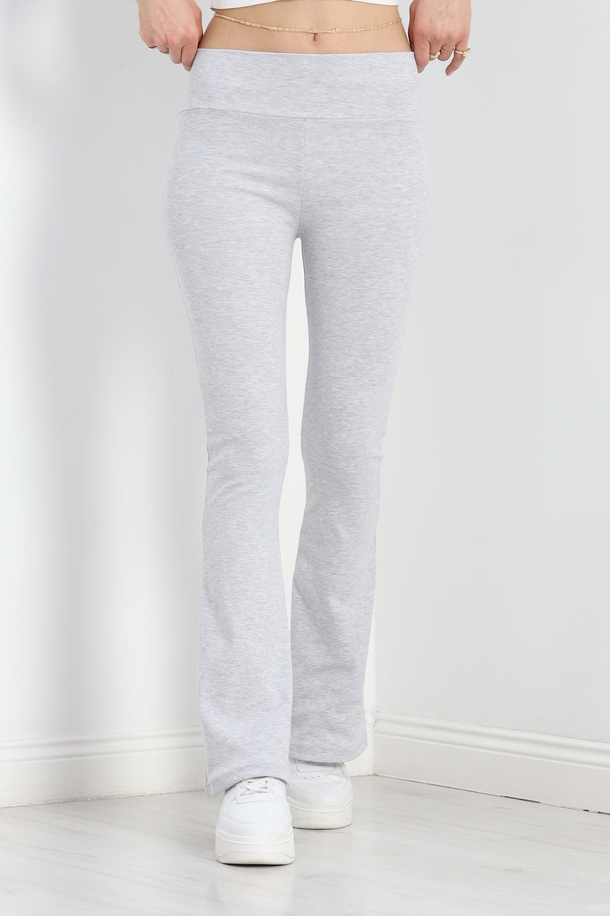 İspanyol Paça Pantolon Gri - 8635.1567.